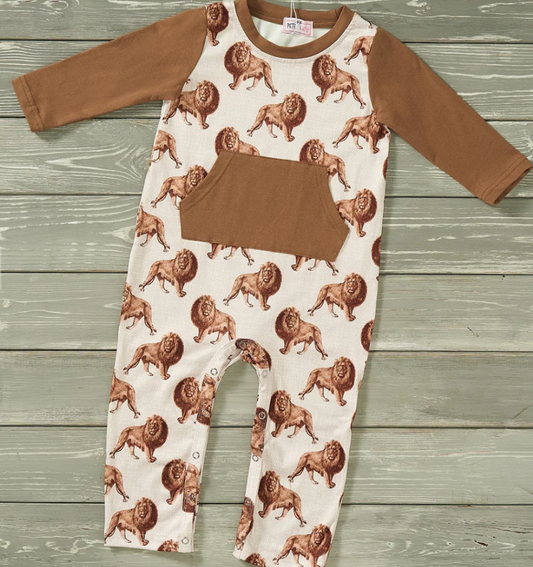 On a Safari Boy Romper