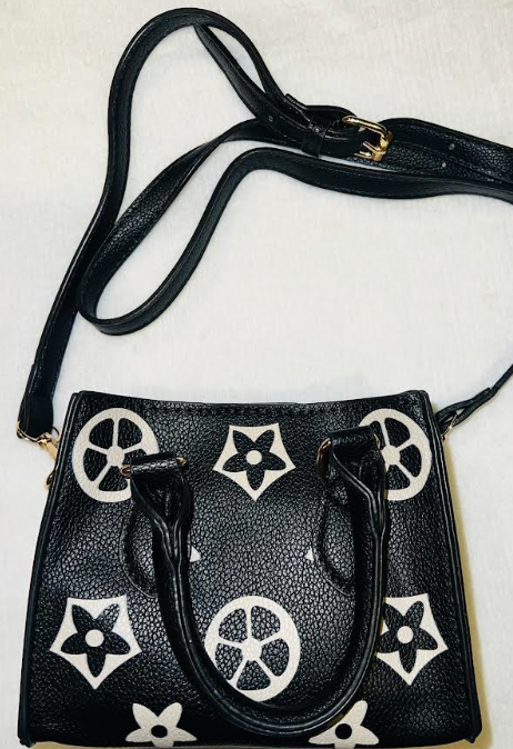 Black & White Star Symbol Purse