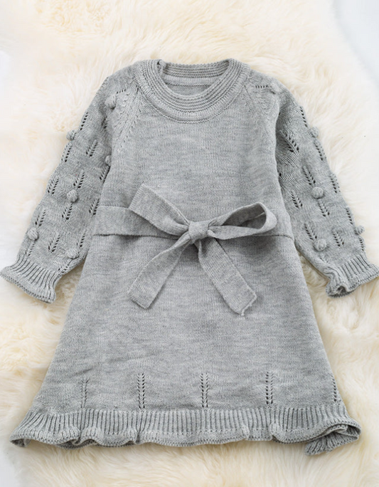 Grey Knit Dress