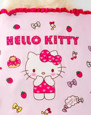 Hello Kitty Ruffle Blanket