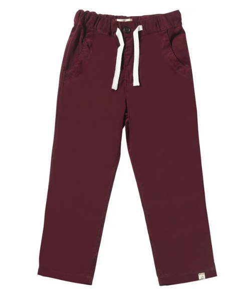 Fernie Cord Pants- Burgundy