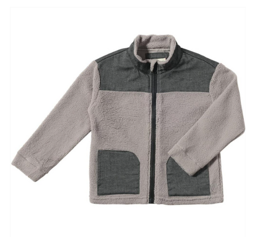 Husky Sherpa Zip-Up- Grey