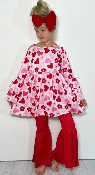 Valentine Heart Girls Set