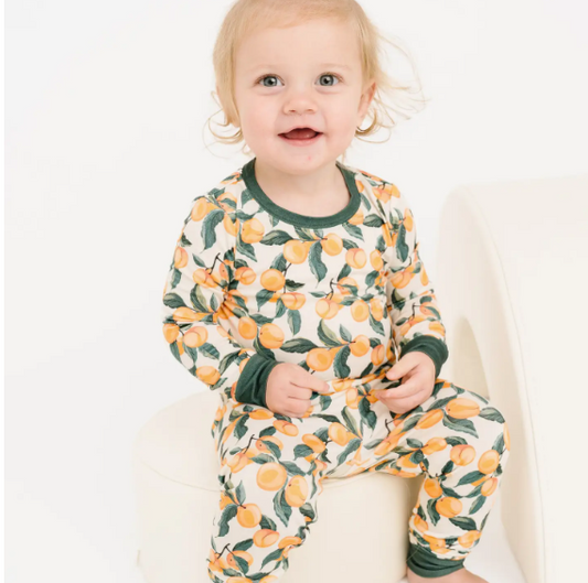 Peach Harvest Bamboo Set