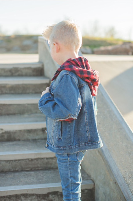 Buffalo Check Denim Jacket