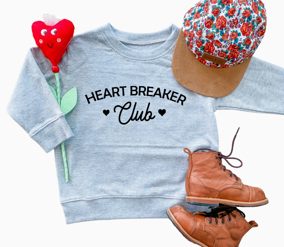Heart Breaker Club Valentines Sweatshirt