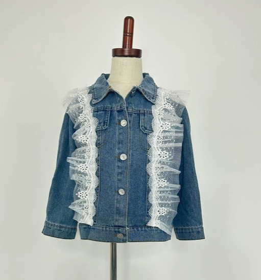 Luna Lace Jean Jacket