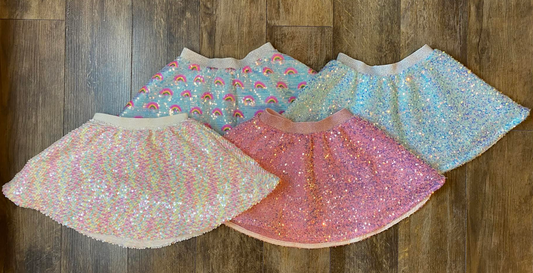 Sequin Twirl Skirt