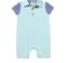 Saltash Polo Romper- Blue