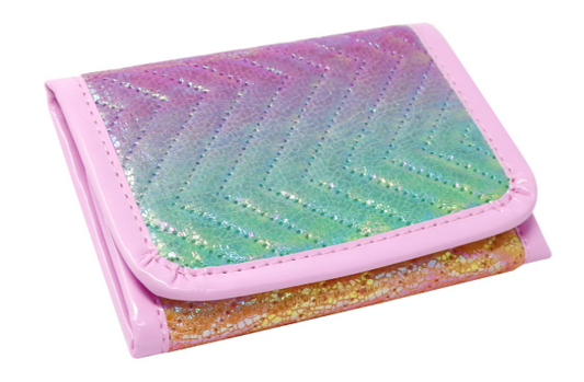 Unicorn Dreamer Quilted Rainbow Wallet