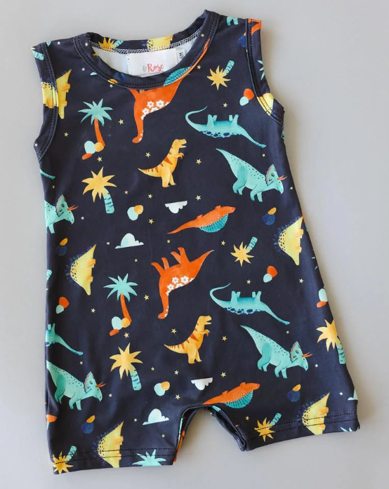 Leo Dino-Mite Shorty Romper