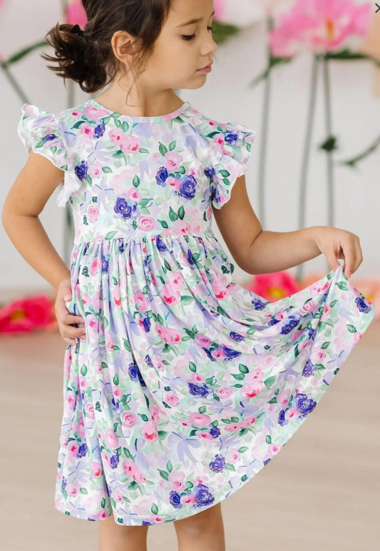Molly Twirl Dress- Lavender