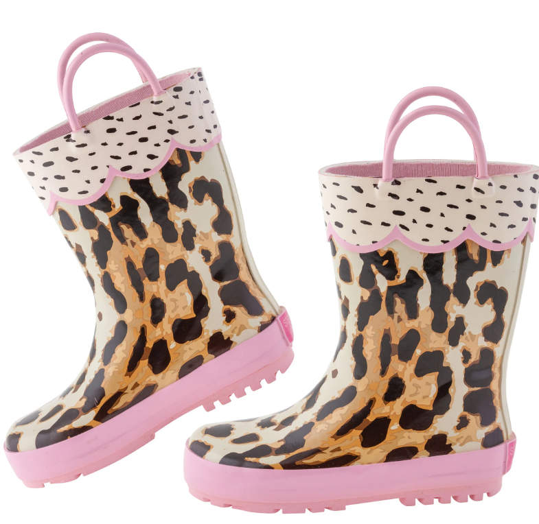 Leopard Rain Boot