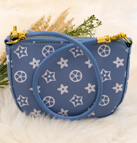 Mini Blue Shoulder Bag