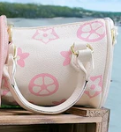 Pink Star Print Crossbody