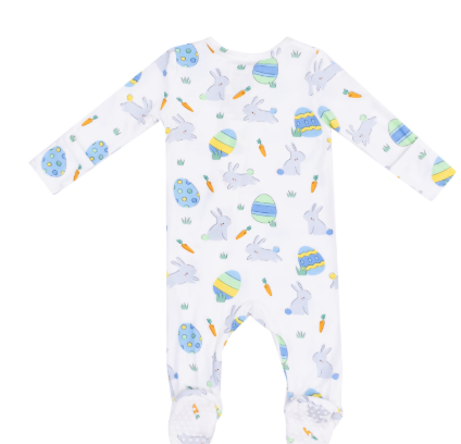 Easter Bunnies 2 Way Zipper Footie