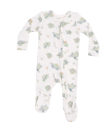 Sea Turtle 2 Way Zipper Footie