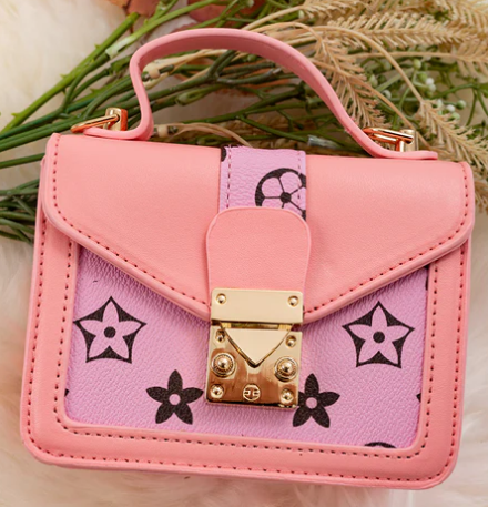 Coral Pink Mini Purse