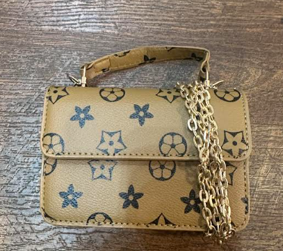 Brown Star Crossbody Purse