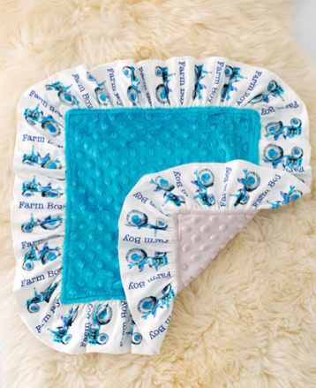Farm Boy Baby Blanket