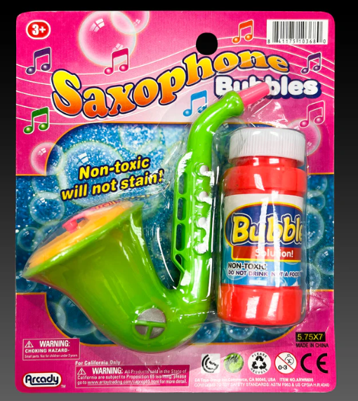 Saxophone Bubbles