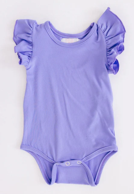 S/S Flutter Leotard - Periwinkle