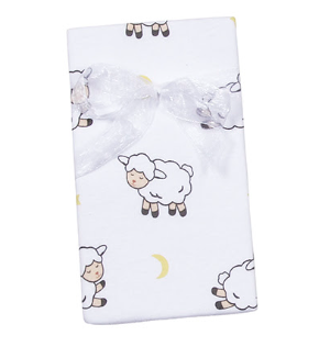 Love the Lamb Burp Cloth