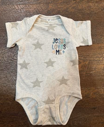 Jesus Loves Me Onesie