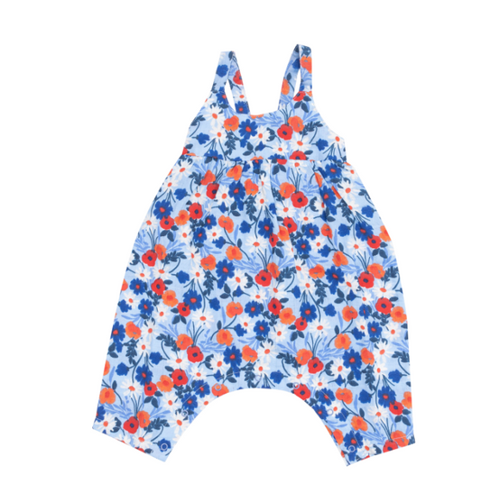 Poppy Days Tie Back Romper