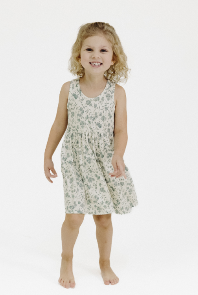 Baby's Breathe Floral Tank Dress
