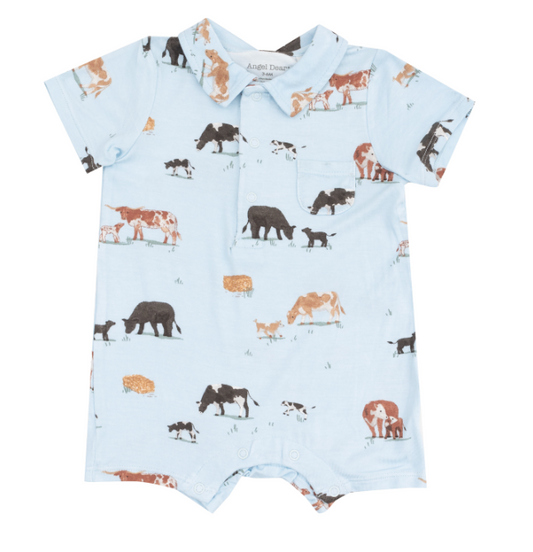 Cow Families Polo Shortie