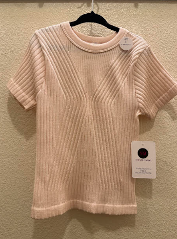 Sofi Baby Tee- Soft Pink