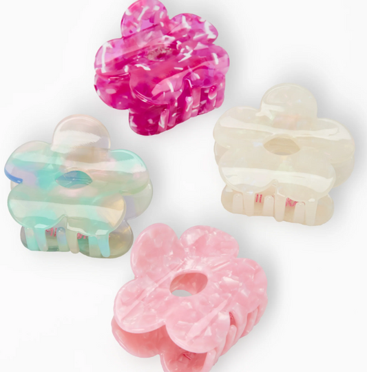 Groovy Flower Hair Clips