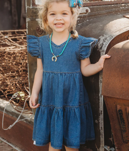 Tula Denim SS Tiered Dress