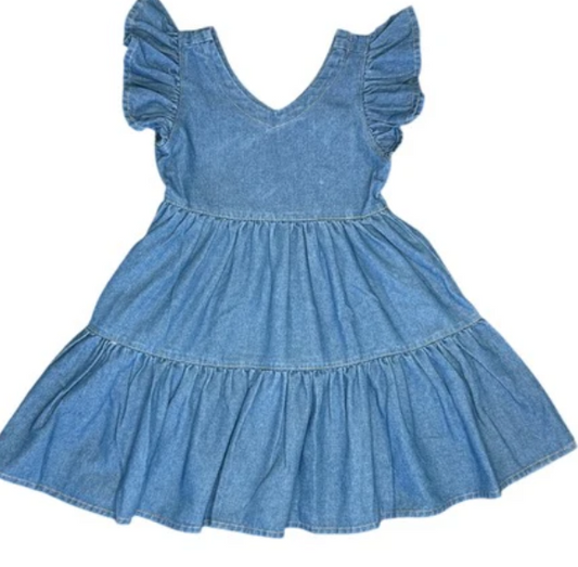 Tula Denim SS Tiered Dress