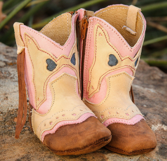 Addi Heart Fringe Boots
