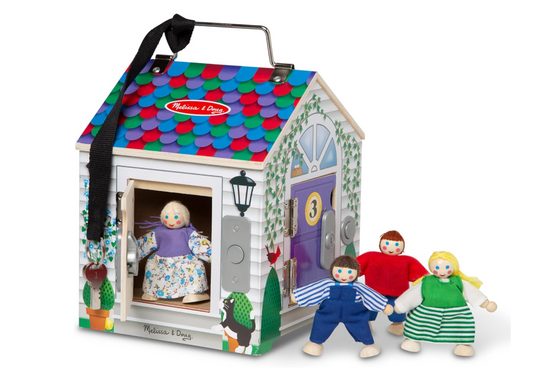 Melissa & Doug Wooden Dollhouse