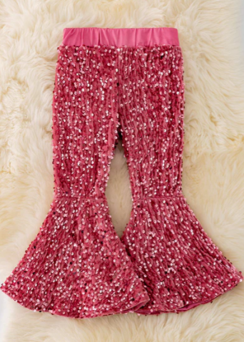 Cameo Sequin Bell Bottoms