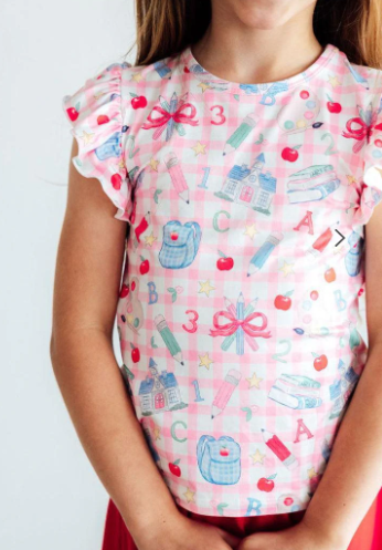School Days Ruffle Tee