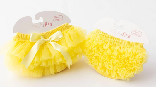 Ruffle Tutu Bloomer- Yellow
