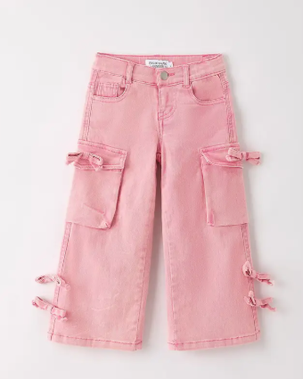 Pink Wide Leg Pants