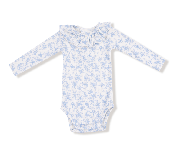 Bubble Ruffle Collar Onesie- Romi Floral