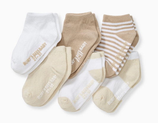 Set of 6 Multi Socks- Oat