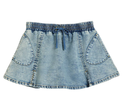 Elli Skater Skort- Indigo