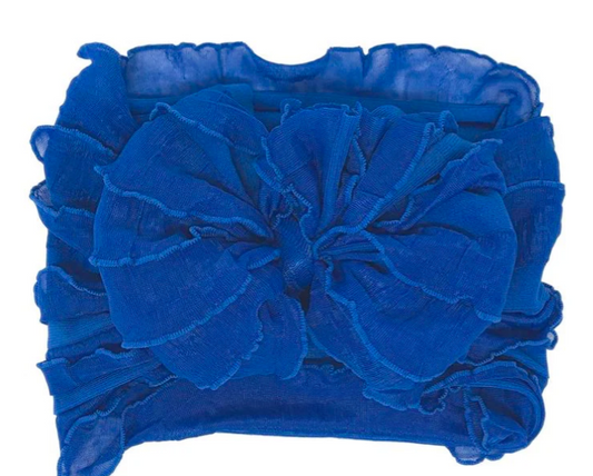RR Ruffled Headband - Royal