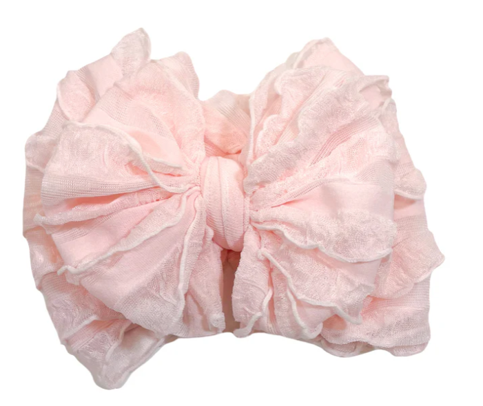 RR Ruffled Headband - Sweet Pink