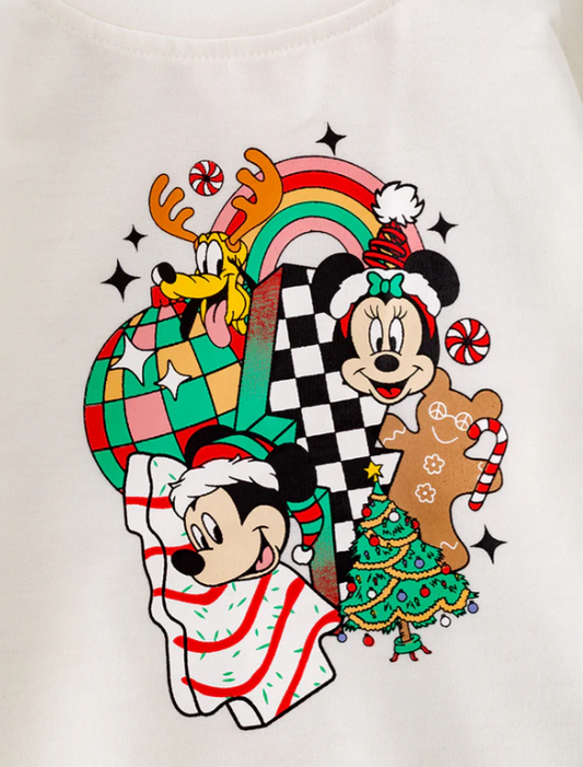 Minnie Debbie Cakes Disco Tee - White