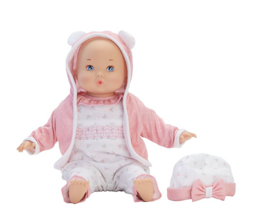 12" Sweet Baby Nursery Bows and Bear Baby doll