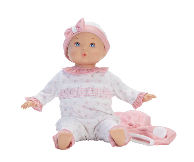 12" Sweet Baby Nursery Bows and Bear Baby doll