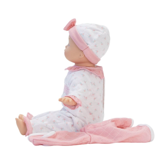 12" Sweet Baby Nursery Bows and Bear Baby doll